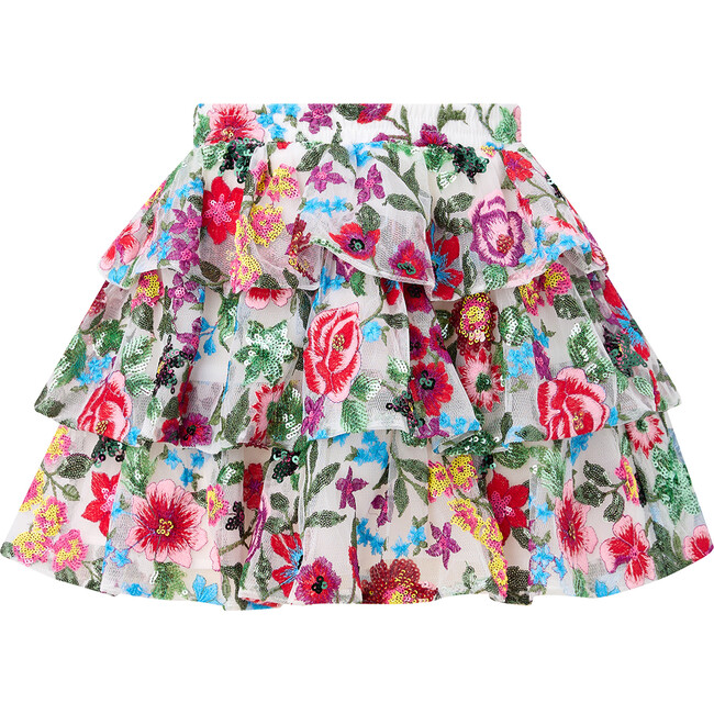 Myla Embroidered Mini Skirt, Floral