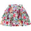 Myla Embroidered Mini Skirt, Floral - Skirts - 1 - thumbnail