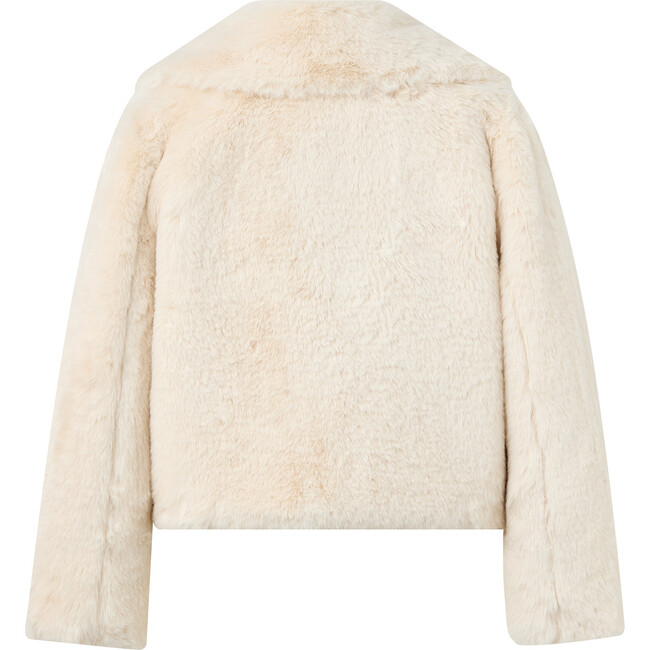 Lucia Fur Jacket, Creme