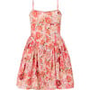 Amelia Mini Dress, Floral - Dresses - 1 - thumbnail