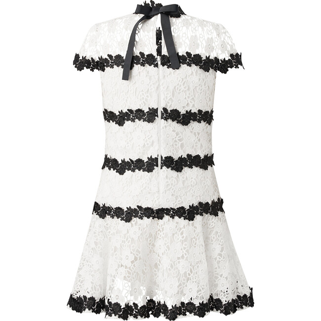 Aveline Embroidered Mini Dress, Ivory
