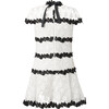 Aveline Embroidered Mini Dress, Ivory - Dresses - 2