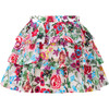 Myla Embroidered Mini Skirt, Floral - Skirts - 2