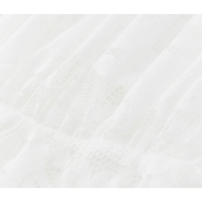 Rosella Lace Mini Dress, Ivory - Dresses - 5