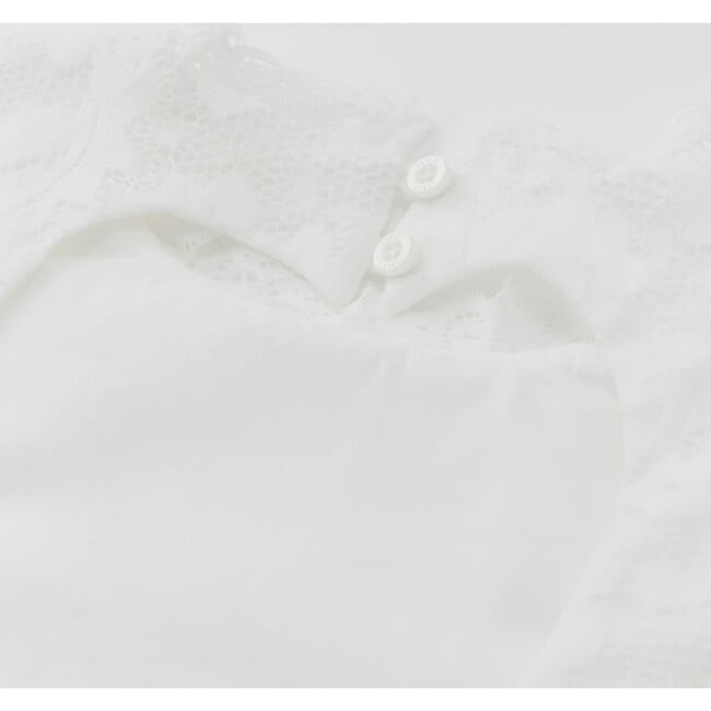 Rosella Lace Mini Dress, Ivory - Dresses - 6