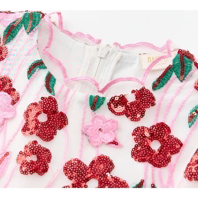 Shyla Embroidered Mini Dress, Floral - Dresses - 3