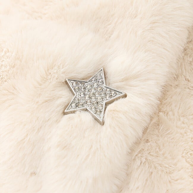 Lucia Fur Jacket, Creme - Jackets - 4