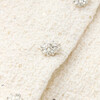 Odelia Tweed Jacket, Creme - Jackets - 4
