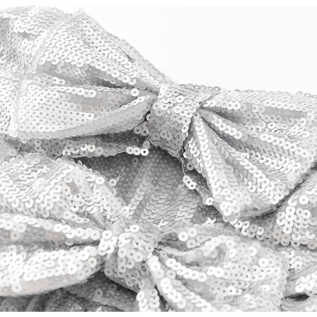 Aubree Mini Dress, Silver - Dresses - 4