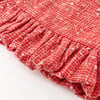 Odelia Tweed Mini Skirt, Red - Skirts - 6 - thumbnail