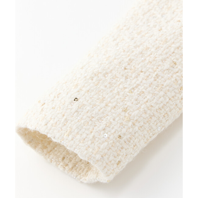 Odelia Tweed Jacket, Creme - Jackets - 6