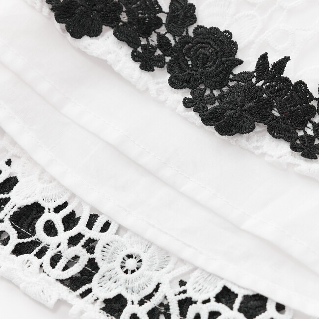 Aveline Embroidered Mini Dress, Ivory - Dresses - 7