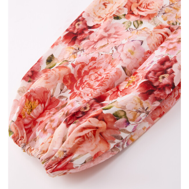 Amelia Sleeve Mini Dress, Floral - Dresses - 6