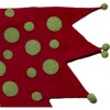 Handmade Felt Christmas Tree Skirt - Jester in Red and Green - 60" - Tree Skirts - 2