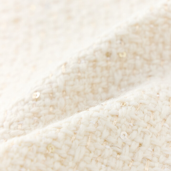 Odelia Tweed Jacket, Creme - Jackets - 8