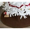 Handmade Christmas Tree Skirt in Felt - Quilted Edge White House Design - 60" - Tree Skirts - 3 - thumbnail