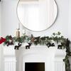 Handmade Reindeer Christmas Garland in Hand Felted Wool - 6' - Garlands - 2 - thumbnail