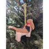 Basset Hound Dog Hand Knit Christmas Ornament - Ornaments - 3