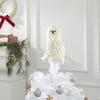 Snowy Owl Handmade Hand Felted Wool Christmas Tree Topper - Tree Toppers - 2 - thumbnail