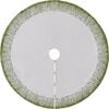 Flora Christmas Tree Skirt in Green - Tree Skirts - 1 - thumbnail