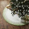 Flora Christmas Tree Skirt in Green - Tree Skirts - 2 - thumbnail