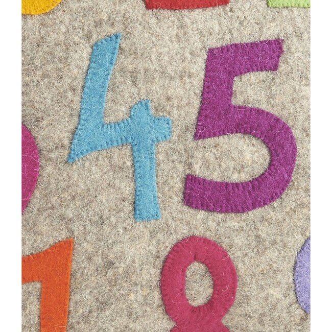 Multicolor 123 Pillow Cover 20", Light Grey - Decorative Pillows - 2