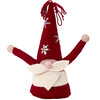 Handmade Christmas Gnome Tree Topper in Hand Felted Wool - Tree Toppers - 1 - thumbnail