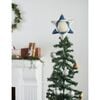 Handmade Hand Felted Wool Christmas Tree Topper - Star of David - Tree Toppers - 2 - thumbnail