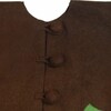 Handmade Christmas Tree Skirt in Felt - Rustic Trees on Brown - 60" - Tree Skirts - 2