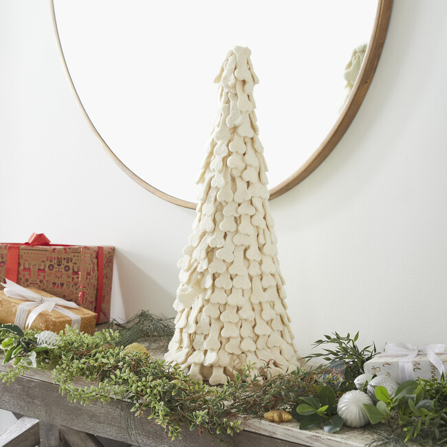 Dog Bone Trees- 3 Piece Set- Handmade of Hand Felted Wool - Other Accents - 3