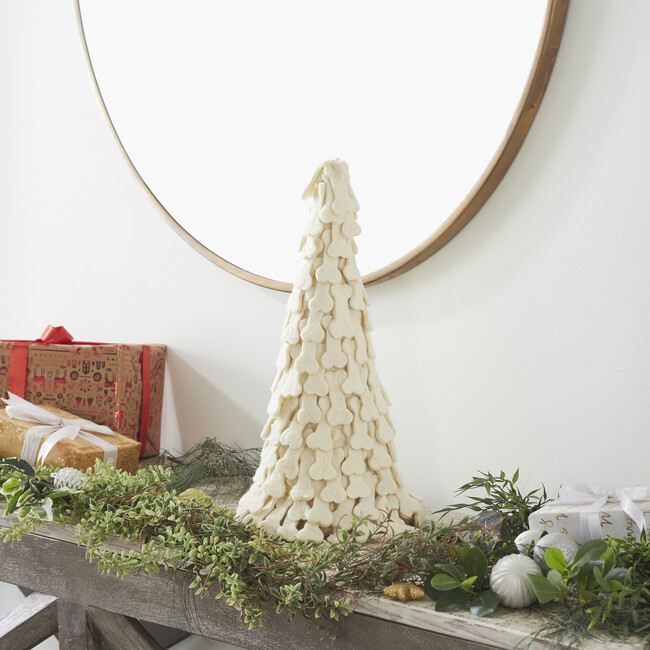 Dog Bone Trees- 3 Piece Set- Handmade of Hand Felted Wool - Other Accents - 4