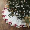 LIMITED EDITION Candy Swirl Hand Beaded Christmas Tree Skirt - Tree Skirts - 3 - thumbnail