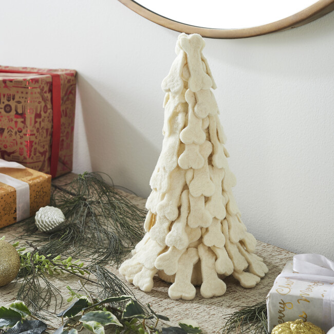 Dog Bone Trees- 3 Piece Set- Handmade of Hand Felted Wool - Other Accents - 5