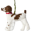 Brittany Spaniel Dog Hand Knit Christmas Ornament - Ornaments - 1 - thumbnail