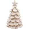 Handmade Cream Tabletop Christmas Tree in Hand Felted Wool - Accents - 1 - thumbnail