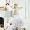 Cat Angel Handmade Felt Christmas Tree Topper in Cream - Tree Toppers - 4 - thumbnail