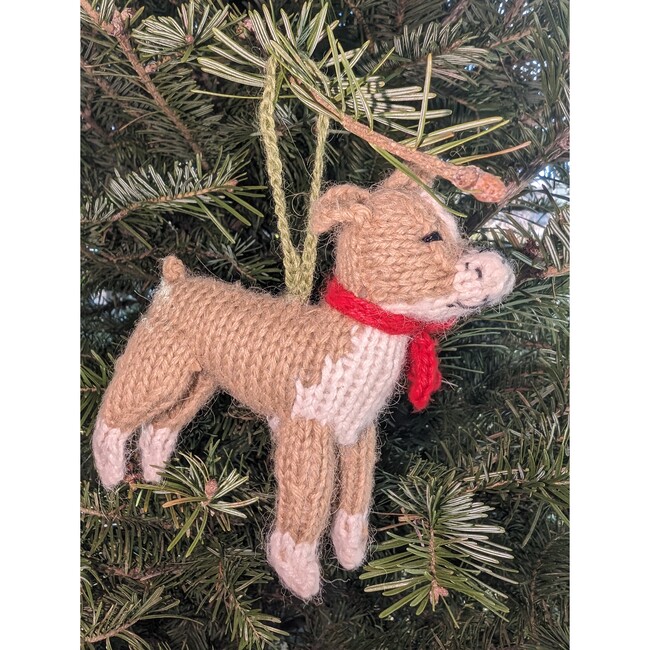 Chihuahua Dog Hand Knit Christmas Ornament - Ornaments - 3
