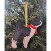 Boston Terrier Dog Hand Knit Christmas Ornament - Ornaments - 5