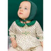 Olympe Holiday Long Sleeve Smocked Babyset, Green - Mixed Apparel Set - 2 - thumbnail