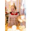 Olympe Holiday Long Sleeve Smocked Dress, Red - Dresses - 2 - thumbnail