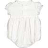Colombe Silk Ceremony Smocked Bubble White - Rompers - 3 - thumbnail