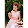 Capucine Stripe Sleeveless Smocked Dress, Pink - Dresses - 2 - thumbnail