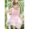 Marguerite Floral Pink Frilled Sleeveless Smocked Dress - Dresses - 4