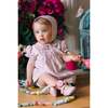 Violette Floral Pink Short Puff Baby Set - Mixed Apparel Set - 2