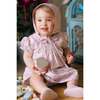Violette Floral Pink Short Puff Baby Set - Mixed Apparel Set - 4
