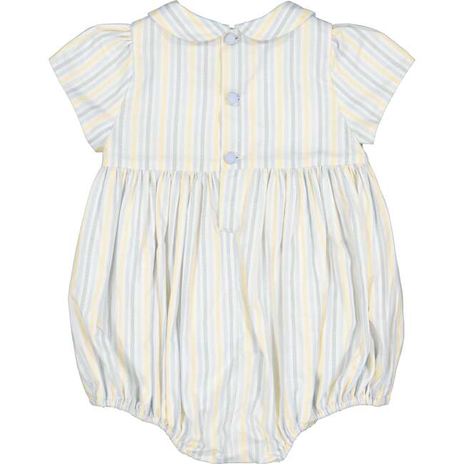 George Stripe Romper, Blue - Rompers - 5