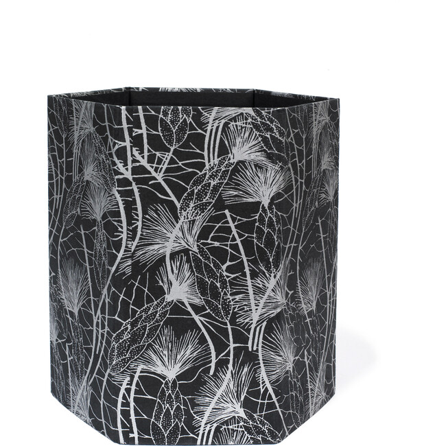 Recycled Cotton Storage Basket, Black Beach Grass