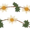 Handmade Garland - Felt Daisies on Jute - 6' - Garlands - 2