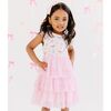 Ditsy Floral Short Sleeve Tutu Dress, Multi - Dresses - 2