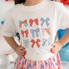 Patriotic Cutie Short Sleeve T-Shirt, White - T-Shirts - 3 - thumbnail